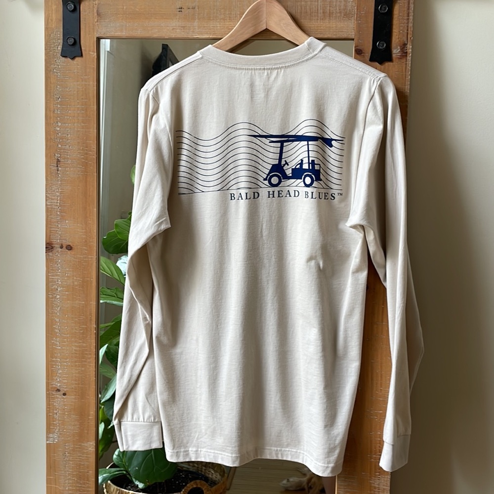 Bald Head Blues Island Long Sleeve Tee Shirt Size S